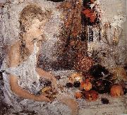 Nikolay Fechin The girl with the melon oil painting